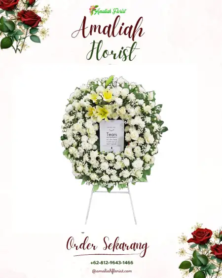 Krans Bunga Duka Kisam Tinggi